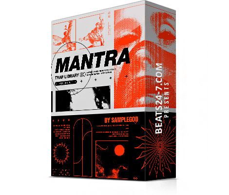 Royalty Free Trap Loop Kit - 30 WAV Trap Loops "Mantra" | Beats24-7.com