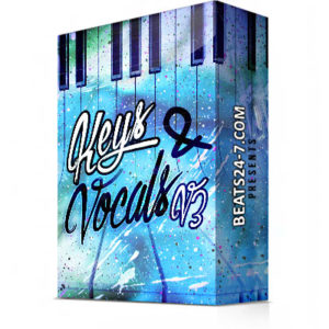 Royalty Free Piano Loops Vocal Samples "Keys & Vocals V3"