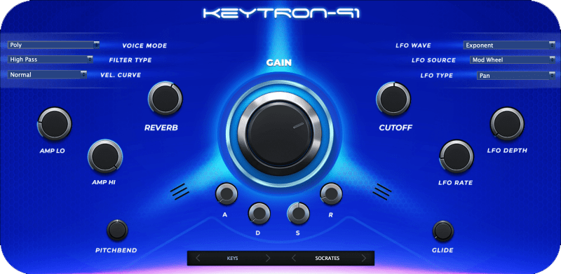 Beats24-7 - Keytron-91 VST Interface