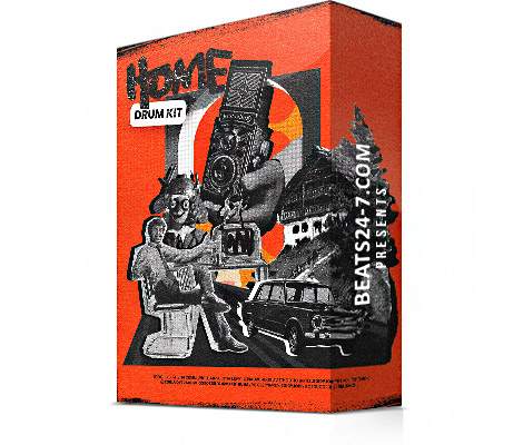 Hip Hop Drum Kit "Home" Royalty Free Drum Samples Pack | Beats24-7