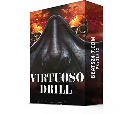 Trap Drill Loops Royalty Free "Virtuoso Drill" Drill Sample Pack | Beats24-7