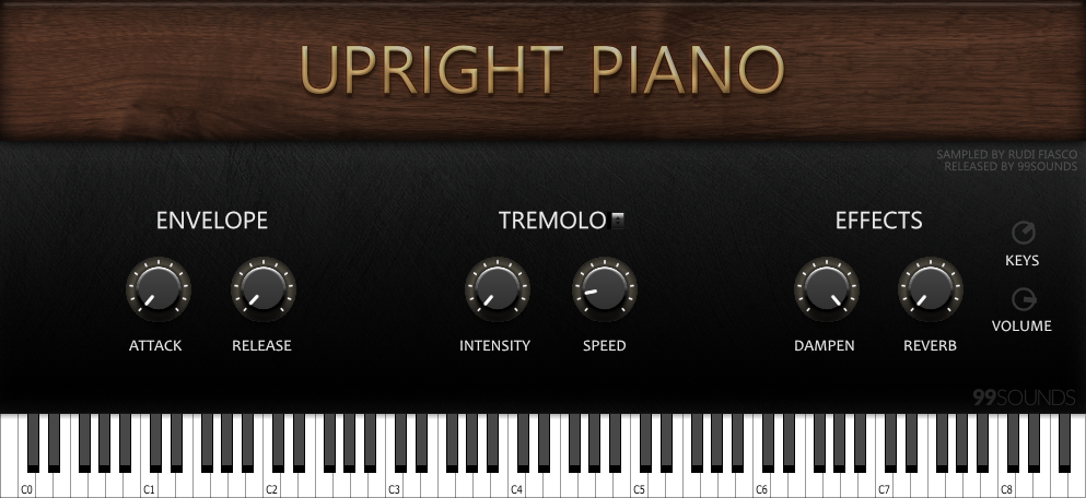 99 Sounds Upright Piano - Free Piano VST Plugins