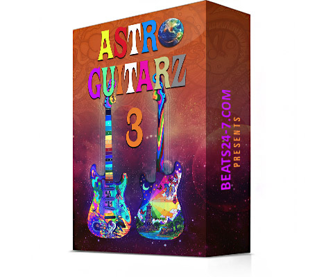 Trap Guitar Samples Royalty Free "Astro Guitarz V3" | Beats24-7.com