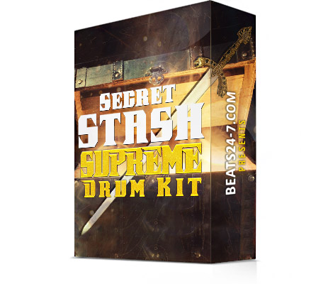 Trap Drum Kit "Secret Stash Supreme" Drum Kit | Beats24-7.com